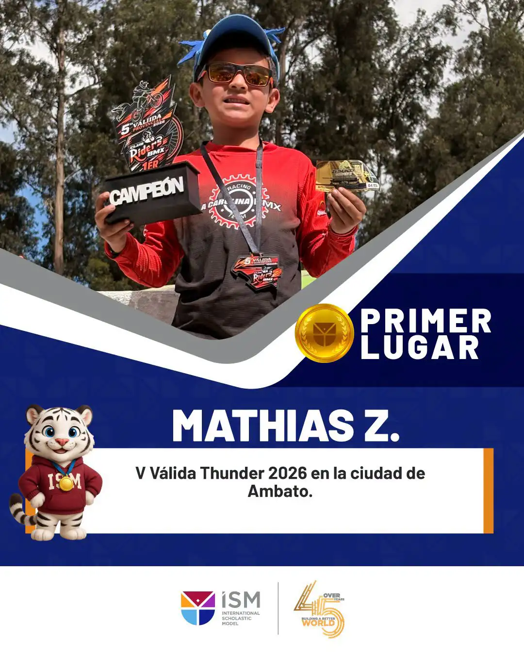 Primer lugar en Thunder