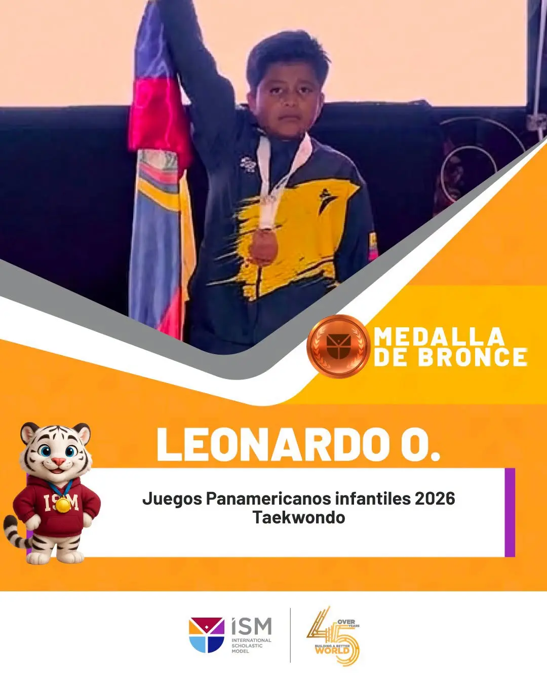 Bronce combate, Juegos Panamericanos Infantiles 2026